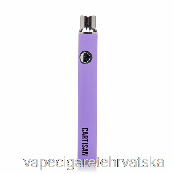 Vape Cigareta Cartisan Gumb Vv 350 510 Baterija Ljubičasta